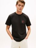 Μαύρο Performance T-Shirt Με Κεντητό Λογότυπο  Άνδρες