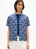 Multi Regular Fit Pure Linen Short Sleeve Shirt  Men