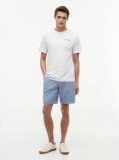 Άσπρο T-Shirt Με Κλασική Λαιμόκοψη Και Πίσω Σχέδιο  Άνδρες