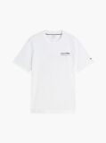 Άσπρο T-Shirt Με Κλασική Λαιμόκοψη Και Πίσω Σχέδιο  Άνδρες