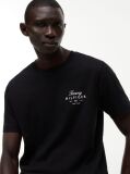 Μαύρο T-Shirt Με Κλασική Λαιμόκοψη Και Λογότυπο  Άνδρες