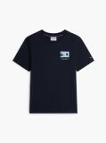 Μπλε T-Shirt Με Λογότυπο Και Κλασική Λαιμόκοψη  Άνδρες