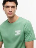 Πράσινο T-Shirt Με Λογότυπο Και Κλασική Λαιμόκοψη  Άνδρες