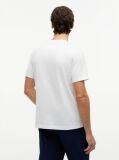 Άσπρο T-Shirt Με Λογότυπο Και Κλασική Λαιμόκοψη  Άνδρες