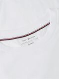 Άσπρο T-Shirt Με Λογότυπο Και Κλασική Λαιμόκοψη  Άνδρες
