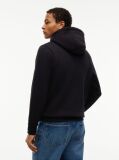 Μαύρο Fleece Hoody Με Κεντητό Λογότυπο  Άνδρες