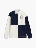 Multi Varsity Colour-Blocked Relaxed Rugby Shirt  Men
