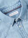 Blue Regular Fit Western Denim Shirt  Men
