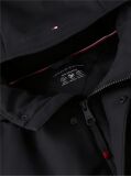 Black Performance Tech Hooded Padded Parka  Men