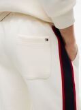 Beige Logo Stripe Pique Cuffed Joggers  Men