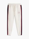 Beige Logo Stripe Pique Cuffed Joggers  Men