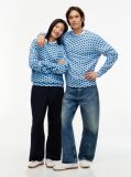 Blue Tommy Hilfiger x FRGMT Diamond Check Jumper  Men