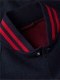 Blue Crest Wool Blend Varsity Jacket  Men