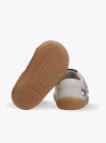 White Mid Cut Velcro Sneakers  Kids Unisex