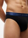 Blue 3-Pack Signature Logo Metallic Waistband Briefs  Men
