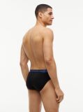 Blue 3-Pack Signature Logo Metallic Waistband Briefs  Men