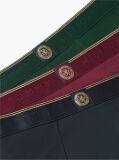 Multi 3-Pack Crest Logo Waistband Trunks  Men