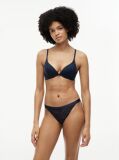 Blue Leopard Lace Thong  Women