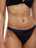 Blue Leopard Lace Thong  Women