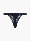 Blue Leopard Lace Thong  Women