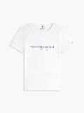 Άσπρο T-Shirt Από Οργανικό Βαμβάκι Με Λογότυπο  Γυναίκες