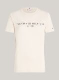 Μπεζ T-Shirt Με Κλασική Λαιμόκοψη Και Λογότυπο  Γυναίκες