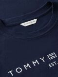 Μπλε T-Shirt Με Κλασική Λαιμόκοψη Και Λογότυπο  Γυναίκες