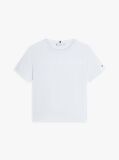 Μπλε T-Shirt Με Κλασική Λαιμόκοψη Και Λογότυπο  Γυναίκες