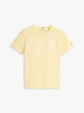 Κίτρινο T-Shirt Με Κλασική Λαιμόκοψη Και Λογότυπο  Γυναίκες