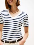 Multi T-Shirt Με Λαιμόκοψη V Και Slim Γραμμή  Γυναίκες