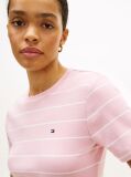 Multi Ριμπ T-Shirt Σε Slim Γραμμή Με Κεντητό Σημαιάκι  Γυναίκες