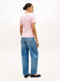 Multi Ριμπ T-Shirt Σε Slim Γραμμή Με Κεντητό Σημαιάκι  Γυναίκες
