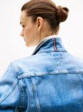 Μπλε Denim Τζάκετ Σε Slim Γραμμή  Γυναίκες