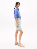 Blue Relaxed Denim Bermuda Shorts  Women