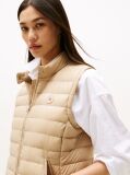 Μπεζ Φουσκωτό Γιλέκο Με Λαιμόκοψη Mock  Γυναίκες