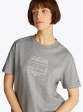 Γκρι T-Shirt Με Λογότυπο  Γυναίκες