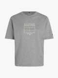 Γκρι T-Shirt Με Λογότυπο  Γυναίκες
