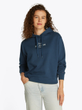 Μπλε Hoody Με Κεντητό Σημαιάκι  Γυναίκες