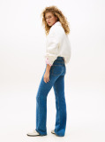 Μπλε Τζιν Παντελόνι Με Κανονική Μέση Και Bootcut Γραμμή  Γυναίκες