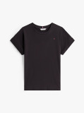 Μαύρο Βαμβακερό T-Shirt  Γυναίκες