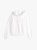 Άσπρο Hoody Με Κεντητό Σημαιάκι Σε Αντίθεση  Γυναίκες