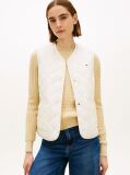 Beige Lightweight Padded Quilted Gilet  Women