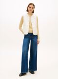 Beige Lightweight Padded Quilted Gilet  Women