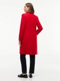 Red Manteco Wool Blend Slim Single Breasted Coat  Women