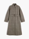 Multi Check Belted Mac Coat  Women
