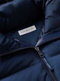 Blue Slim Down Hooded Coat  Women