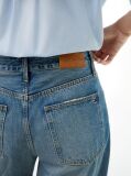 Blue Quinn Mid Rise Barrel Faded Jeans  Women