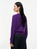 Purple Pure Wool Jersey Slim Jumper  Women