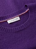 Purple Pure Wool Jersey Slim Jumper  Women