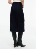 Blue Horsebit Slim Denim Midi Skirt  Women